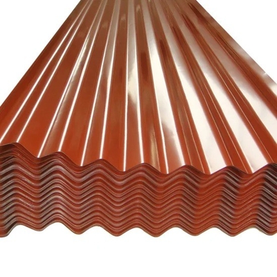 Coloured Cgi Corrugated Sheet Roof Prepainted Large Spangle Galvanized Sheet Z80 Z100