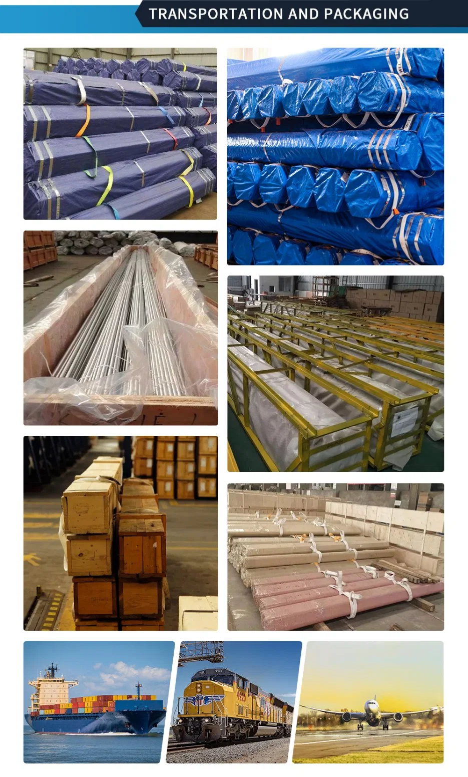 304 304L 316 316L Sanitary Welded Seamless Tube Stainless Steel Pipe